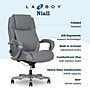 La-Z-Boy Niall AIR Lumbar Pro+ Ergonomic Vegan Leather Executive Big & Tall Chair, 400 lb. Capacity, Cool Gray (60114-CGRY)~#|#~B0391C46-00D2-4B07-820C2C1C54910488_sc7