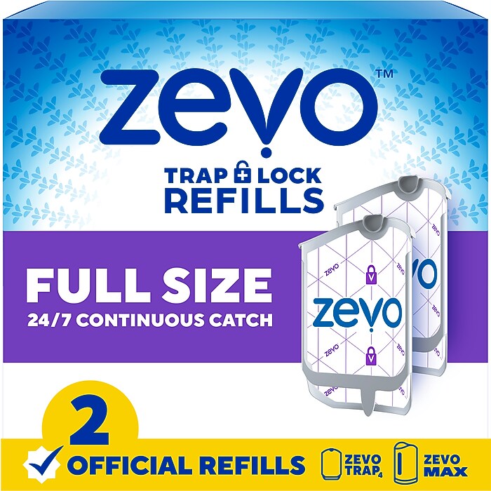 Zevo Flying Insect Trap Cartridge for Multiple Pests, 2 Cartridges
