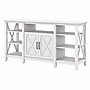 Bush Furniture Key West Manufactured Wood Console TV Stand, Screens up to 65", Pure White Oak (KWV160WT-03)~#|#~B0430BA1-FC9B-41E9-8275D32038369AB4_sc7