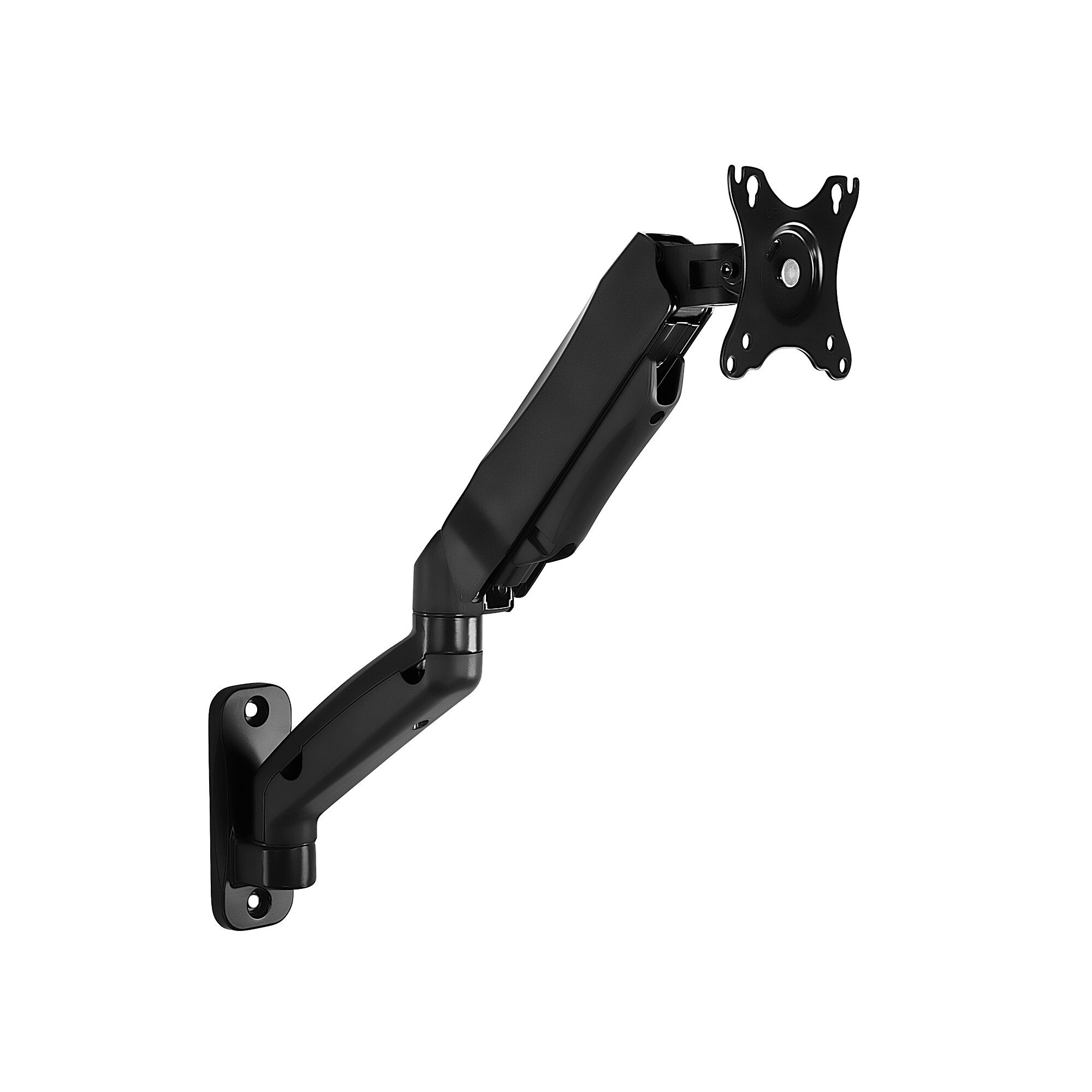 Mount-It! Adjustable Single Monitor Wall Mount Arm, Up to 32″ Monitor, Black (MI-765) Sansujyuku sansujyuku.com