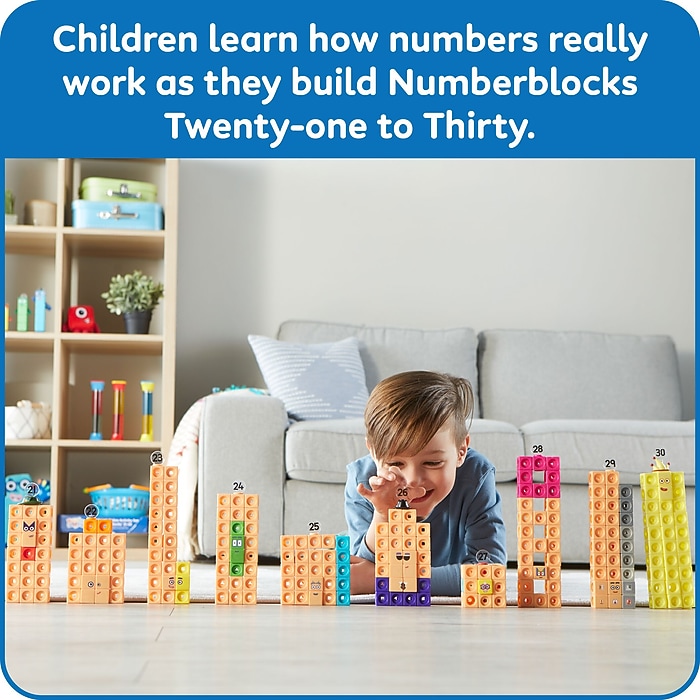 ナンバーブロックス　Numberblocks 21-30 正規品 Amazon.com: Learning Resources MathLink Cubes Numberblocks
