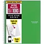 Five Star 1-Subject Notebooks, 8" x 10.5", Wide Ruled, 100 Sheets, Color Chosen at Random (05238/07635)~#|#~B04943D4-731E-488E-8F943E3BC612E96F_sc7