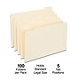 Staples 30% Recycled File Folder, 1/5 Cut, Legal Size, Manila, 100/Box (ST163378/163378)~#|#~B04B2FA2-9E26-4D17-A6EB6EBAEC0A05B3_sc7