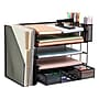 Mind Reader 3-Tier Metal Desk Organizer, Black (MAG5C-BLK)~#|#~B04BBF13-78B0-4788-9853B951BB2DA00E_sc7