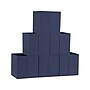 Household Essentials 11" x 11" Bin Storage, Navy, 6/Set (330-1)~#|#~B04C65C6-3870-4E2C-96131CF7FE40E404_sc7