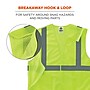 Ergodyne GloWear 8215BA High Visibility Sleeveless Safety Vest, ANSI Class R2, Lime, S/M (21073)~#|#~B050A957-C387-4950-82502864BB217CA7_sc7