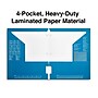 Staples 3-Hole Punched 4-Pocket Paper Presentation Folder, Blue (ST56213-CC)~#|#~B0511157-5A1A-4569-B916D81FCD1B1B57_sc7