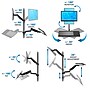 Mount-It! Adjustable Monitor Wall Mount Workstation, Up to 32", Black (MI-7991)~#|#~B0517C64-111B-42A6-8506378D91723EFB_sc7