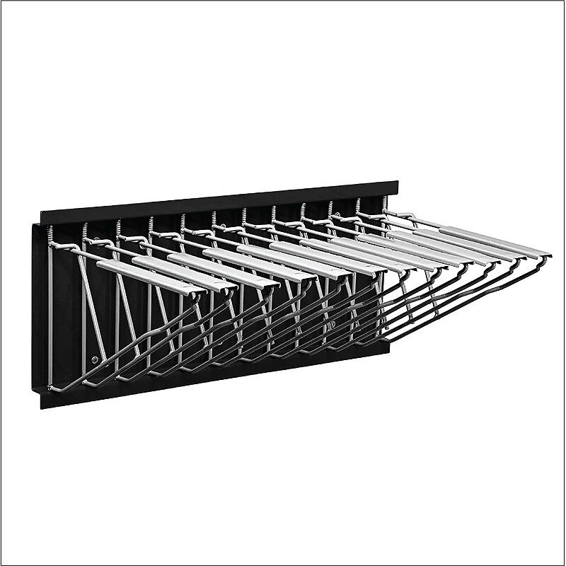 AdirOffice Steel Hanging Wall File, For Blueprint & Large-Format Files, Black (617-BLK-KIT1) image 1