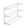Triton Products Storability Wall Mount Shelving Unit with 3 Steel Wire Shelves (1795-WHT)~#|#~B0554E83-C483-4F0C-9960A029509B6F24_sc7