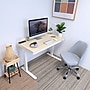 Mount-It! 47"W Electric Adjustable Standing Desk, Maple/White (MI-15004)~#|#~B0561417-F827-4254-83CCBFAA625D2455_sc7