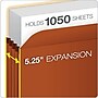 Pendaflex Reinforced File Pocket, 5 1/4" Expansion, Letter Size, Redrope, 10/Box (1534GOX)~#|#~B0588904-D69F-4F62-8C017FA14C597847_sc7