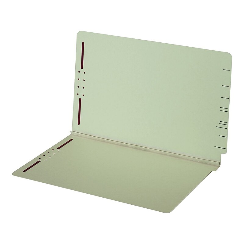 Pendaflex End Tab File Folder, Straight Cut, Right Position, Legal Size, Light Green, 25/Box (47715GW) image 1