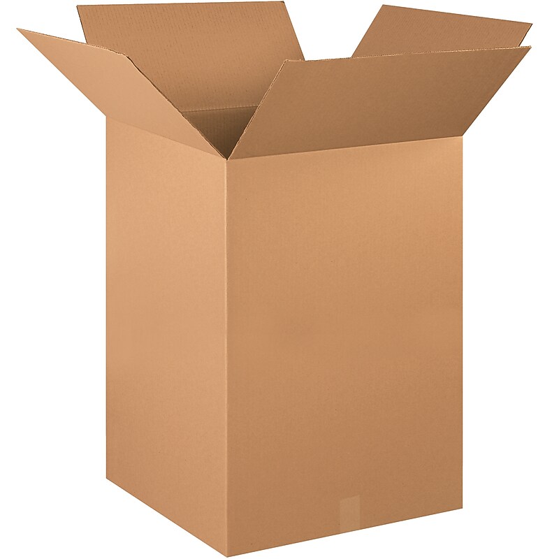 22" x 22" x 30" Shipping Boxes, 32 ECT, Kraft 10/Bundle (222230) image 1