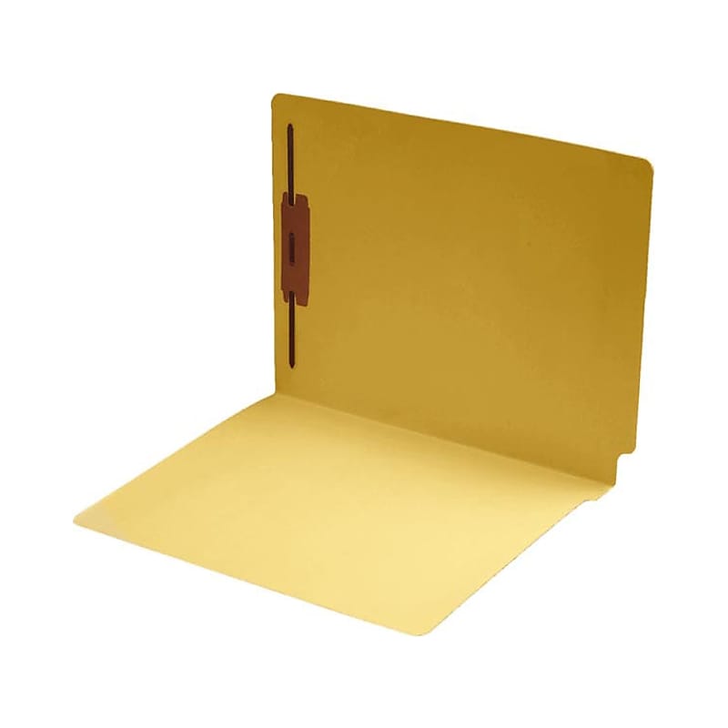 Medical Arts Press Recycled End Tab File Folder, Straight Cut, Letter-Size, Yellow, 50/Box (S-09242-YLW) image 1