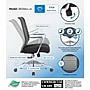 Boss Office Products Ergonomic Mesh Swivel Task Chair, Black (B6566AL-BK)~#|#~B06778F3-52C0-447A-80BFDEB14F8CA9B8_sc7