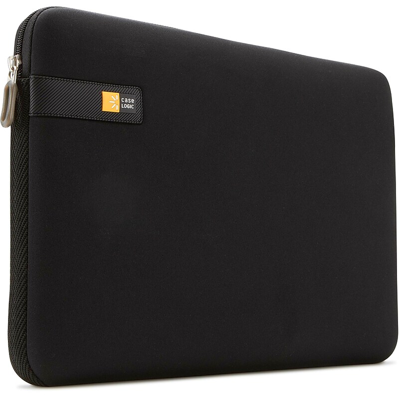 Case Logic Laps 17" Polyester Laptop Sleeve, Shock Absorbing, Black (3201364) image 1