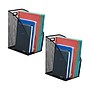 Mind Reader Vertical File Storage Desktop Organizer, Metal, Black, 2/Pack (JMAG2-BLK)~#|#~B06C1C49-A486-4DCF-A13B89C548E728A6_sc7