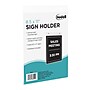 NuDell Sign Holder, 8.5" x 11", Clear Plastic (NUD38011)~#|#~B06E6CE8-87D1-488F-B959F06D0943E24D_sc7