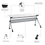 Bush Business Furniture Envision 72"W Foldable Training Room Table, White (NVW172"WHK)~#|#~B0748ABB-3F7E-4649-B72D2F783658E0B1_sc7