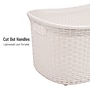 Mind Reader 10.57-Gallon Laundry Basket with Handles, Plastic, Ivory (40LBASK-IVO)~#|#~B0767CA2-5875-4C0D-B6CDBF53883FC6EE_sc7
