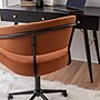 Linon Home Decor Products Prestwick Armless Velvet Swivel Computer and Desk Chair, Caramel (178541CARM01U)~#|#~B07AD343-F72A-4883-816A9FD1F202D5AC_sc7