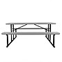 National Public Seating BMPT Series 30" x 72" Heavy Duty Picnic Folding Table, Grey (BMPT3072-BK02)~#|#~B07E53F8-6BF1-46E6-A00829CB02C7E660_sc7
