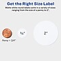 Avery Easy Peel Laser/Inkjet Round Labels, 3/4" Diameter, White, 80 Labels/Sheet, 10 Sheets/Pack, 800 Labels/Pack (4221)~#|#~B07EE5B1-03F2-498B-932D329938277F14_sc7