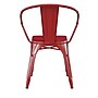 Flash Furniture Luna Indoor-Outdoor Chair with Arms, Red with Red Seat (CH31270REDPL1R)~#|#~B080332E-FFFF-41DD-A3078AB2E3DF6096_sc7