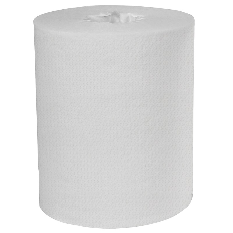 WypAll PowerClean WetTask Fabric Cleaning Wipers, 9" x 5.8", White, 250 Sheets/Roll, 6/Carton (53850) image 1