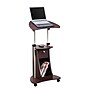 Techni Mobili 22"W Manual Adjustable Standing Laptop Cart, Chocolate (RTA-B005-CH36)~#|#~B082B61A-2B78-44E2-9B3AD4DDE5A6789C_sc7