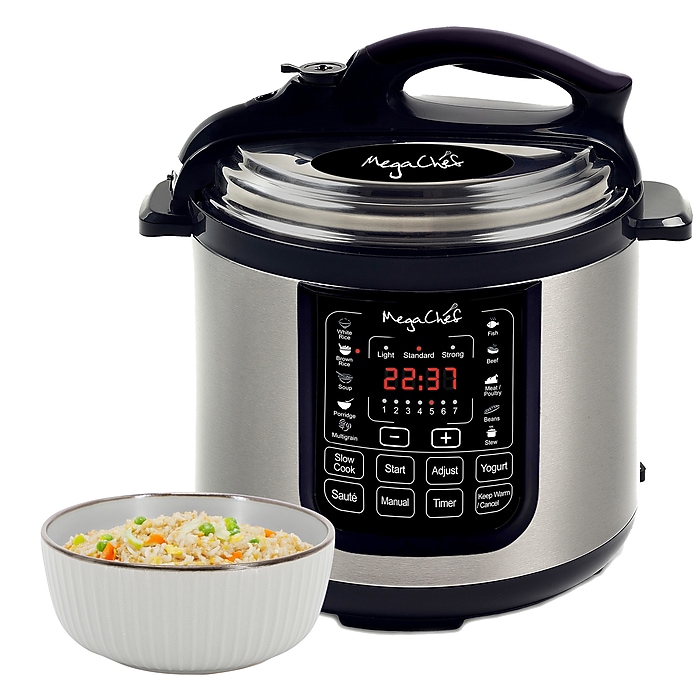 MegaChef 93799676M 8-Quart Digital Electric Pressure Cooker