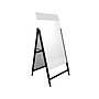Excello Global Products Indoor/Outdoor A-Frame Sidewalk Sign, 24" x 36", Black/Clear (EGP-HD-0507)~#|#~B0841805-8A93-479C-90CE3F5E57B743B7_sc7