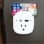 Ciao Tech Travel Charger Surge Protector Wall Tap with 2-USB Ports & Cellphone Holder, 540-Joules, White (CPATT00-071)~#|#~B084209E-DA96-4CBD-B5B59E1B53046928_sc7