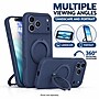 SaharaCase MagSafe Silicone Phone Case for iPhone 18 Pro Max, 360-Degree Kickstand, Wireless Charging, Dark Blue (CP01187)~#|#~B08564C3-AB7E-4E2B-92551D16E0C35111_sc7