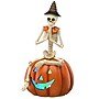 National Tree Company 12" Skeleton Sitting on Pumpkin (PG11-21106)~#|#~B0858049-0D0B-4004-A15976BC565EA106_sc7