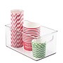 iDESIGN Small Stackable Plastic Storage Bin, Clear (64530)~#|#~B090AE1A-06FA-4E91-A769E62563F12428_sc7