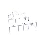 Boss Office Products Simple System 66"W L-Shaped Desk with Pedestal, White, 6/Set (SGSD023-202-WT)~#|#~B093F954-3911-4CCE-98512003715367C3_sc7