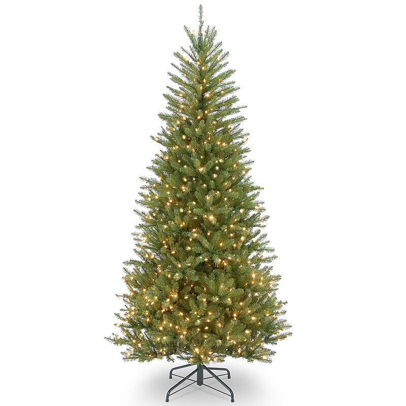 National Tree Company Dunhill Fir Artificial Christmas Tree, 6.5 ft., Clear Lights (DUSLH1-65LO) image 1