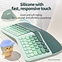 SaharaCase Split Ergonomic Wireless Keyboard and Mouse Combo, Green (KB26)~#|#~B097DD5D-B172-4618-BFDCD1327A32B49A_sc7