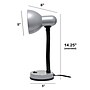 Creekwood Home Essentix Flexible Gooseneck LED Desk Lamp, 14.25", Silver Metal (CWD-1000-SL)~#|#~B099E3D4-C79D-4C80-B313970B8D803DD9_sc7