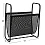 Household Essentials Mesh Magazine Rack, Black (6849-1)~#|#~B0A0C3CD-D66D-41E5-B70E481DDA89EF50_sc7