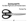 Staples 8" Pointed Tip Stainless Steel Scissors, Straight Handle, Right & Left Handed (TR55045)~#|#~B0A1F86F-BD9B-44BE-97EC243ACDDC0CB7_sc7