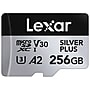 Lexar Professional Silver Plus 256MB microSDXC Memory Card with Adapter, Class 10, UHS-I, V30 (LMSSIPL256G-BNANU)~#|#~B0A9FFA9-95D1-4347-850DDA466B587C4C_sc7