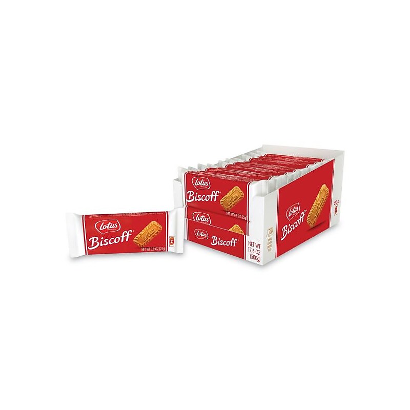 Lotus Biscoff Caramel Cookies, 0.9 oz., 20/Box (LOT53613) image 1