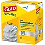 Glad ForceFlex Tall 13 Gallon Drawstring Kitchen Trash Bag, Grey, 100 Total Bags (70427)~#|#~B0AE152E-8DF8-4F2D-9E1A5D3D61F48E34_sc7