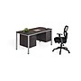 Boss Office Products Simple System 60" Office Desk with Two Pedestals, Driftwood (SGSD003-101)~#|#~B0AFF79B-3BFF-4EA1-B6EDA31666BD7EC1_sc7