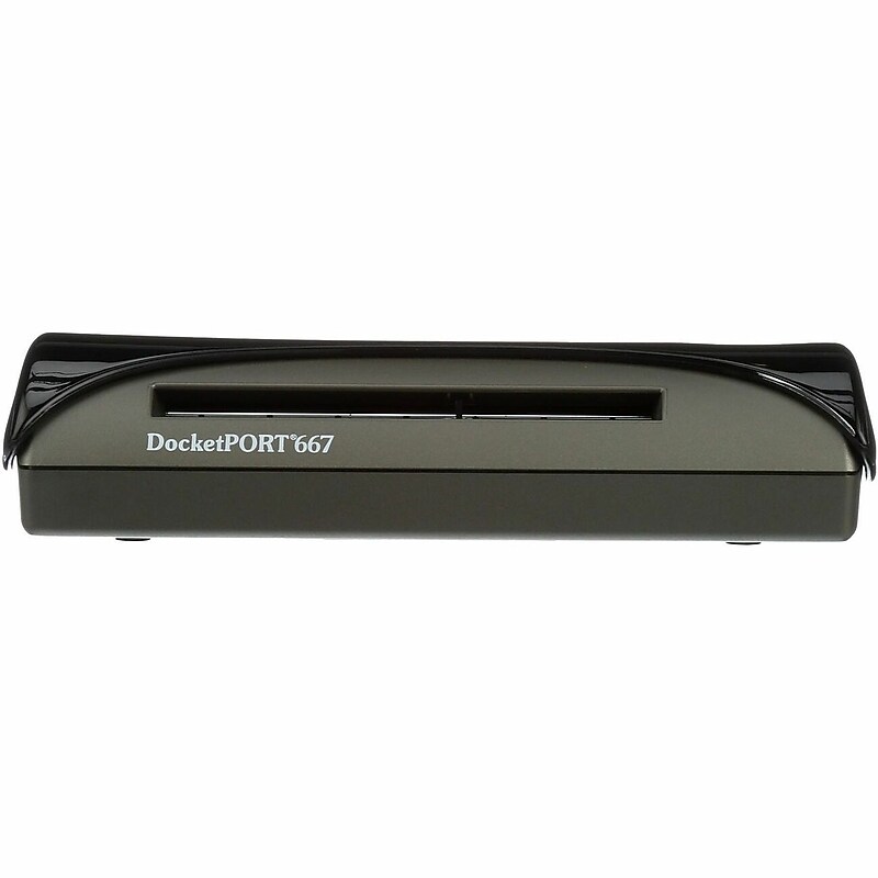 DocketPORT Card Scanner, Black (DP667) image 1