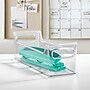 iDESIGN Medium Stackable Plastic Storage Bin, Clear (73430M2)~#|#~B0B378FD-9109-47F6-8E7C6950CA4C9D3A_sc7