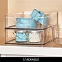 iDESIGN Small Stackable Plastic Storage Bin, Clear (80005)~#|#~B0B6D632-EA0D-49E4-B45EC24F645E743D_sc7